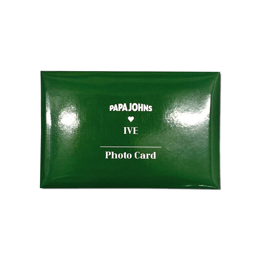 IVE | PAPA JOHNS X IVE PHOTOCARD