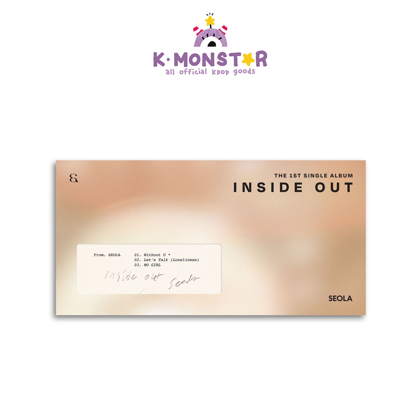 SEOLA | 1ST SINGLE ALBUM | INSIDE OUT (ENVELOPE ver.)