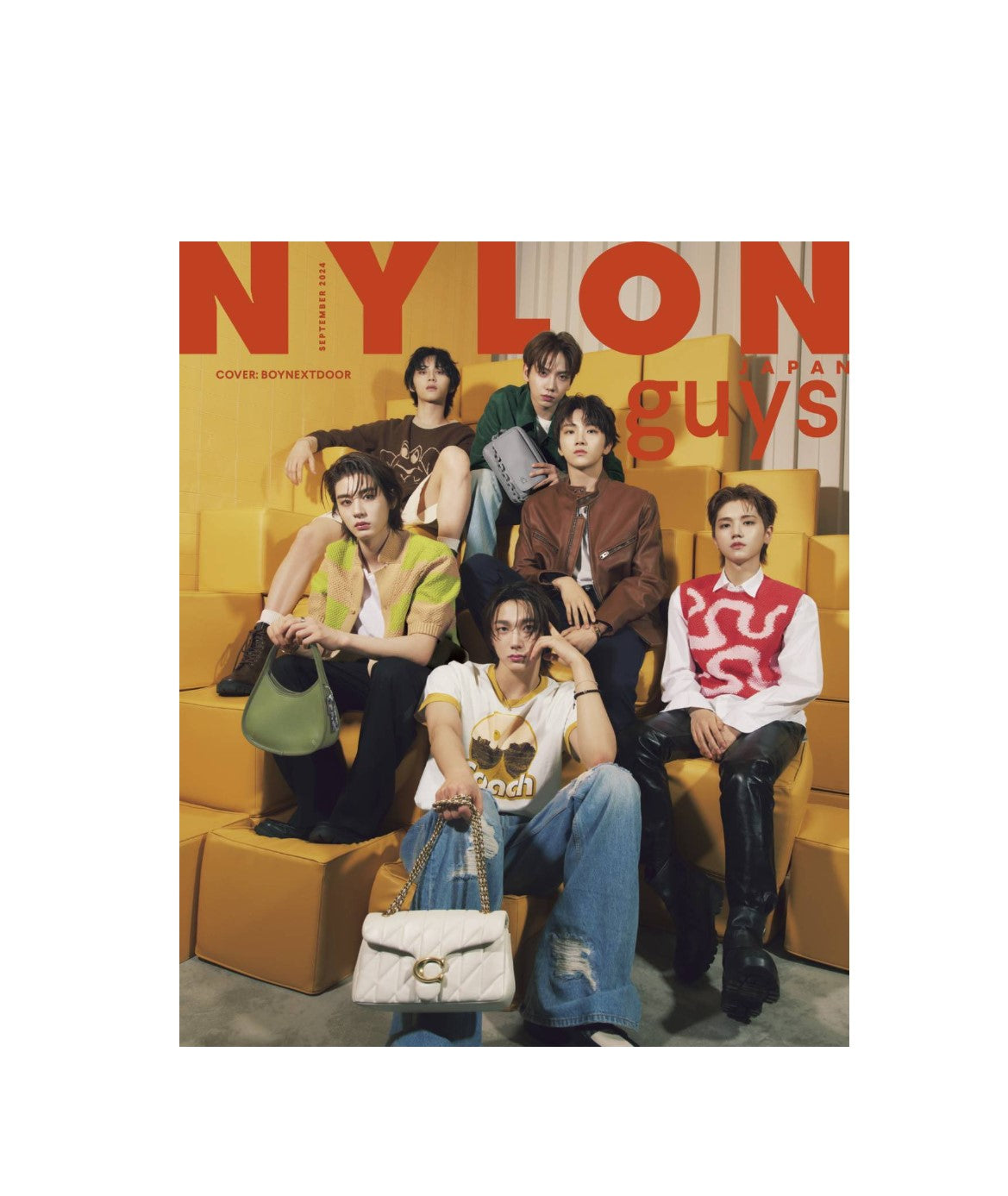 NYLON JAPAN guys | 2024 SEP. | BOYNEXTDOOR COVER (FRONT&BACK)
