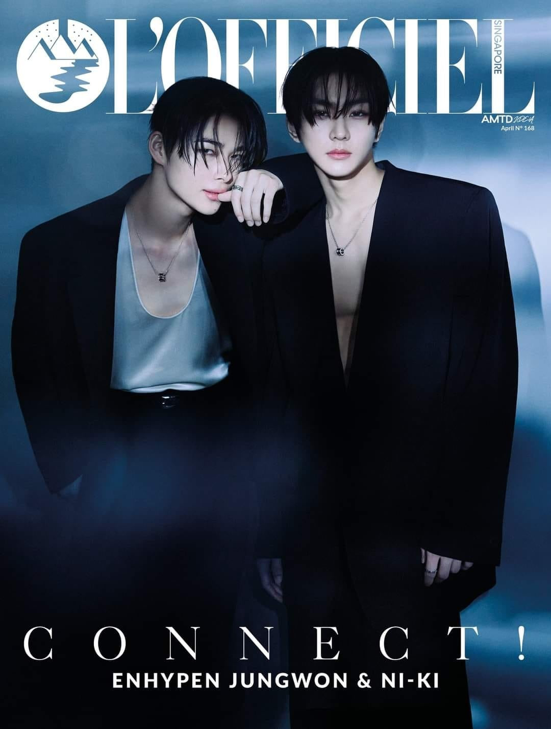 L'OFFICIEL SINGAPORE | 2024 APR. | ENHYPEN JUNGWON&NI-KI COVER
