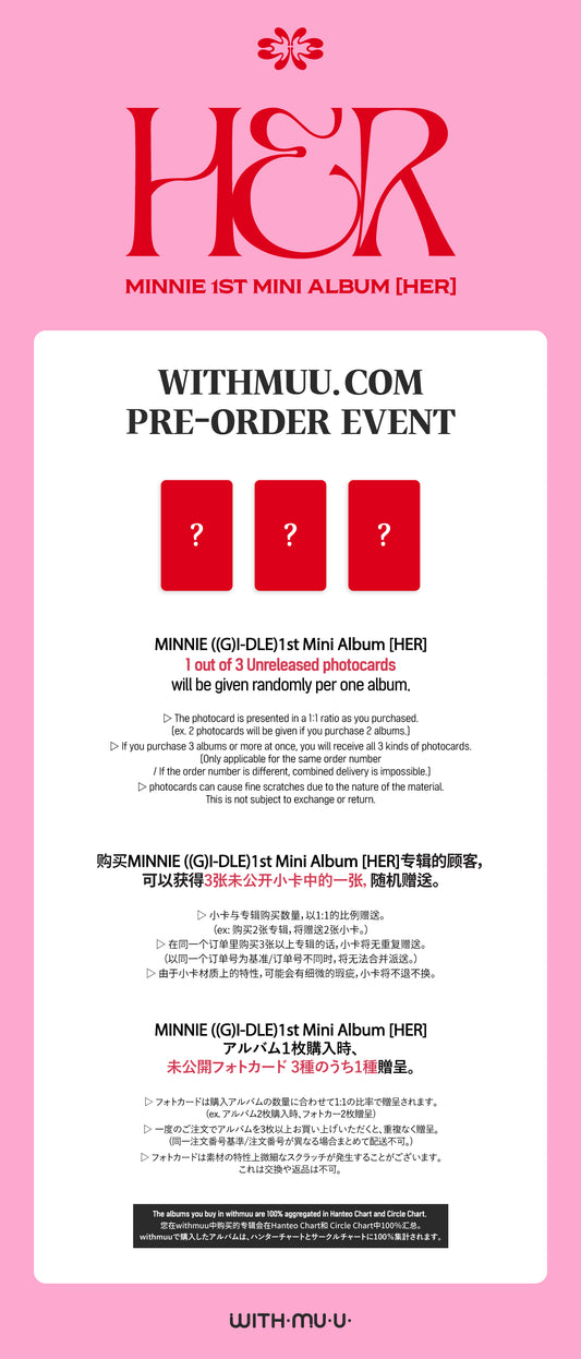 (G)I-DLE | MINNIE - 1ST MINI ALBUM | HER