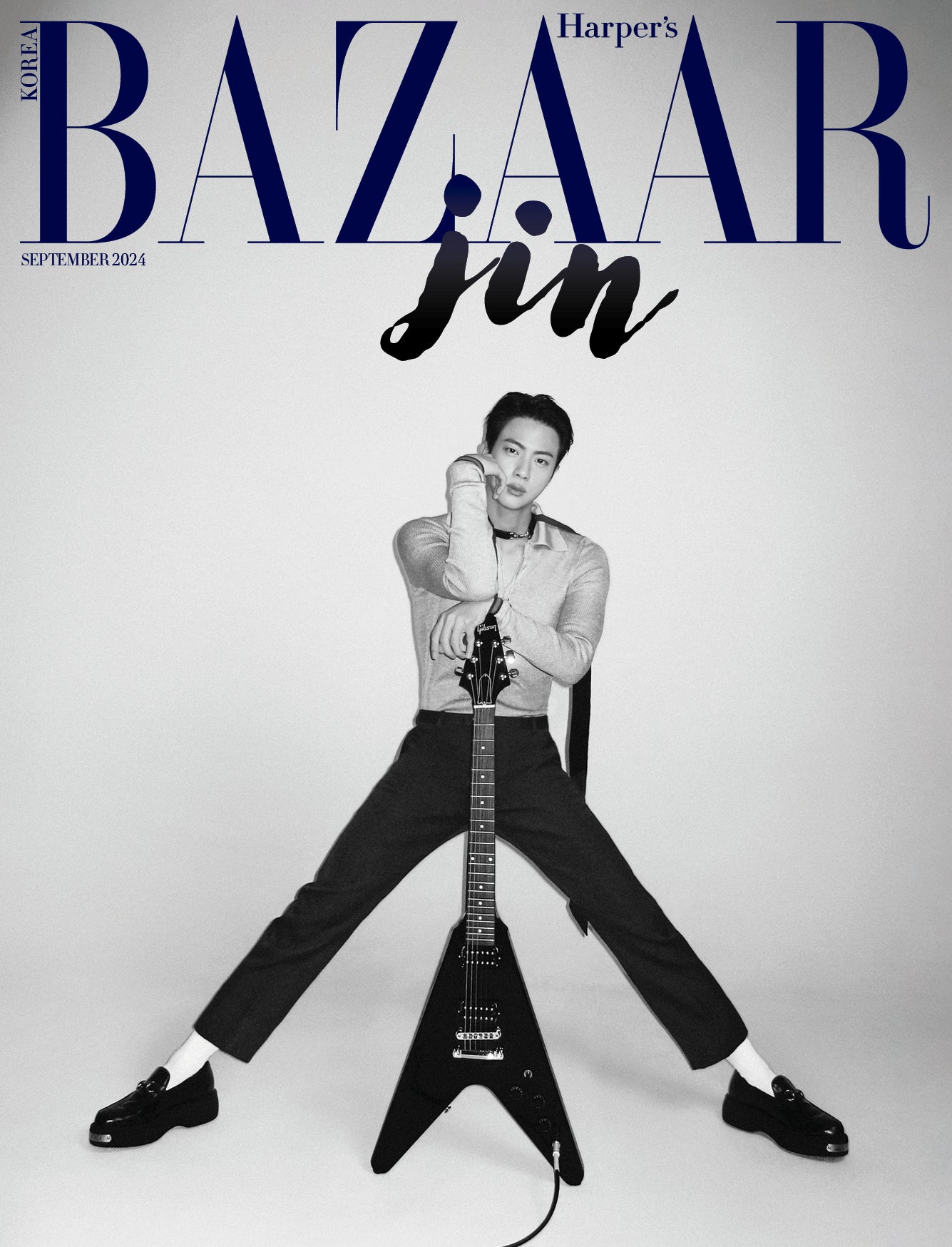 BAZAAR | 2024 SEP. | BTS JIN COVER NewJeans MINJI