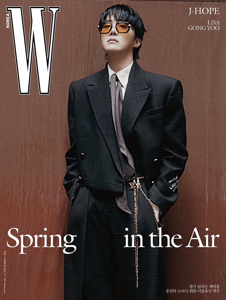 W | 2025 MAR. | BLACKPINK LISA & BTS J-HOPE & GONG YOO COVER