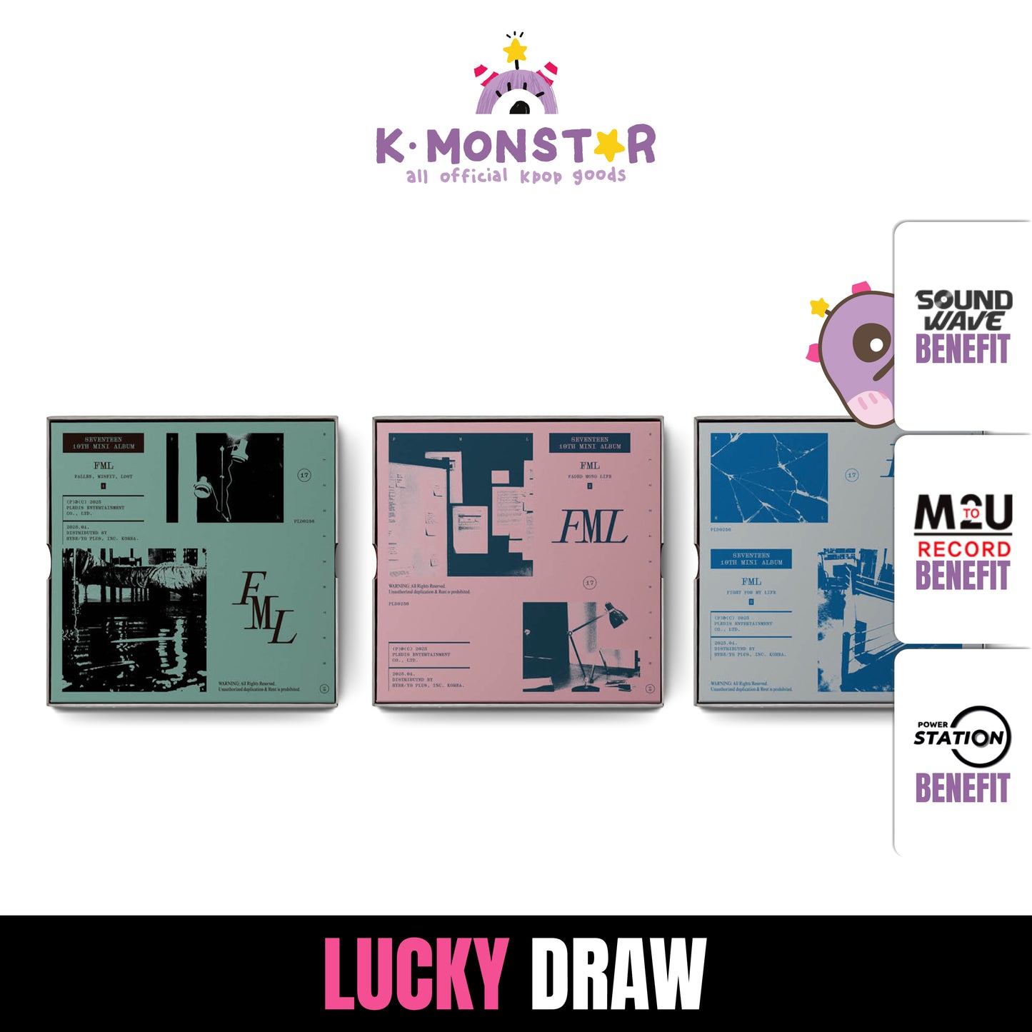 SEVENTEEN | 10th Mini Album | FML (LUCKY DRAW)