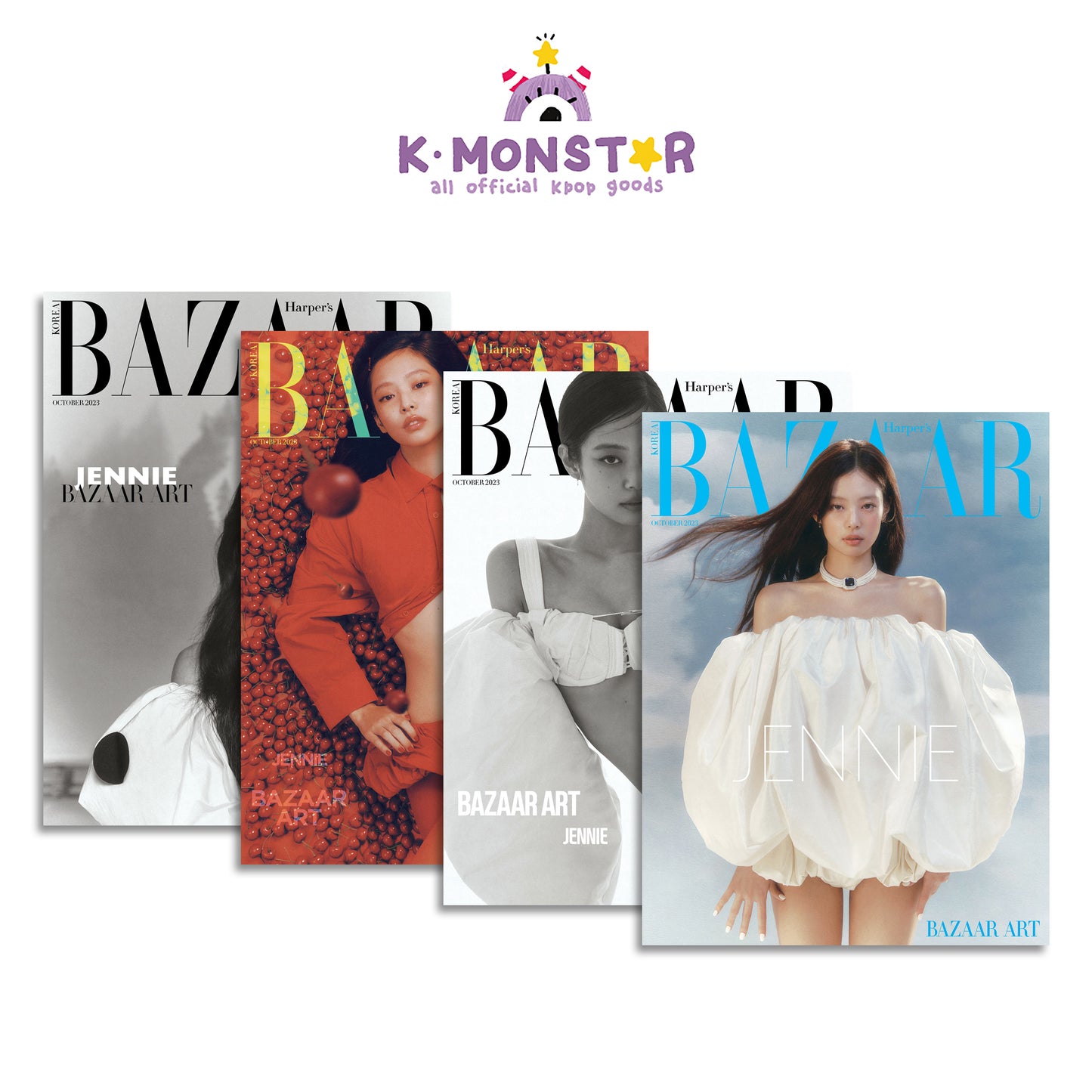 Harper's BAZAAR | 2023 OCT. | BLACKPINK JENNIE COVER (BOOK-IN-BOOK NCT JENO)
