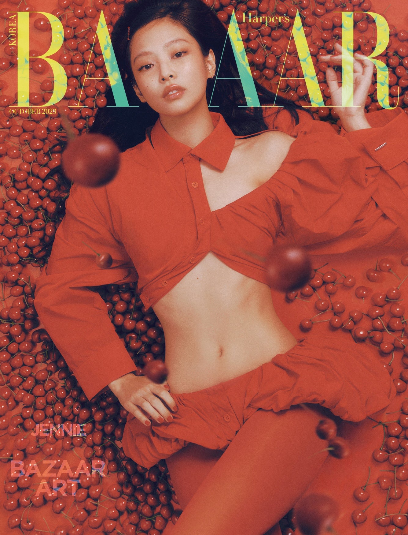 Harper's BAZAAR | 2023 OCT. | BLACKPINK JENNIE COVER (BOOK-IN-BOOK NCT JENO)