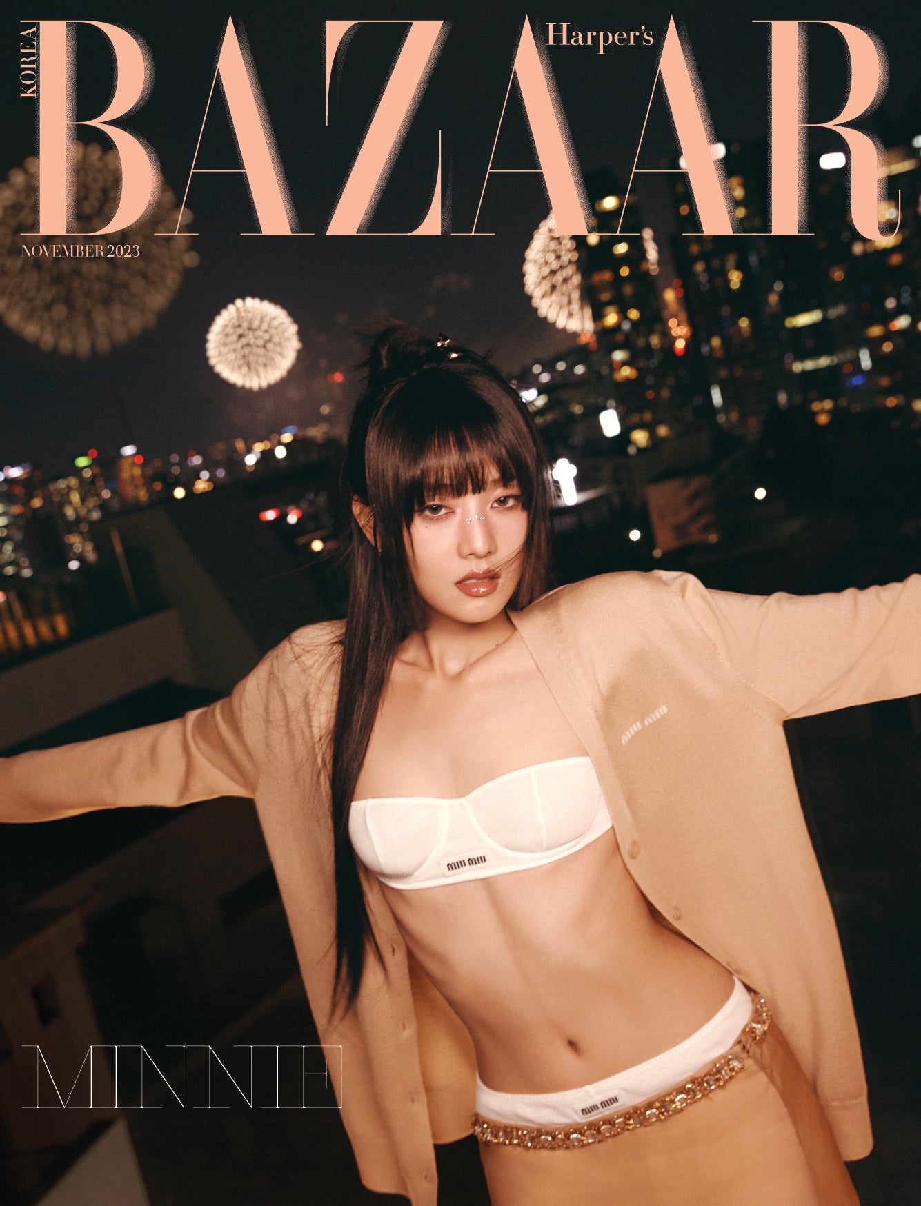 Harper's BAZAAR | 2023 NOV. | IVE WONYOUNG & (G)I-DLE MINNIE COVER