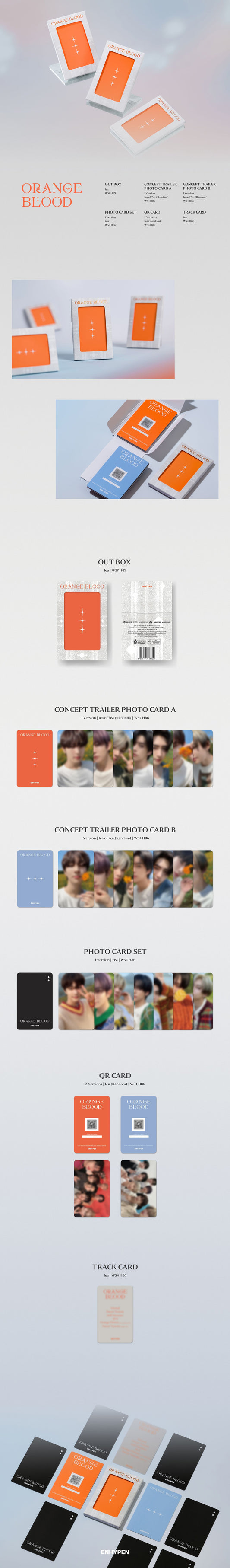 ENHYPEN | 5TH MINI ALBUM | ORANGE BLOOD (Weverse Albums ver.)