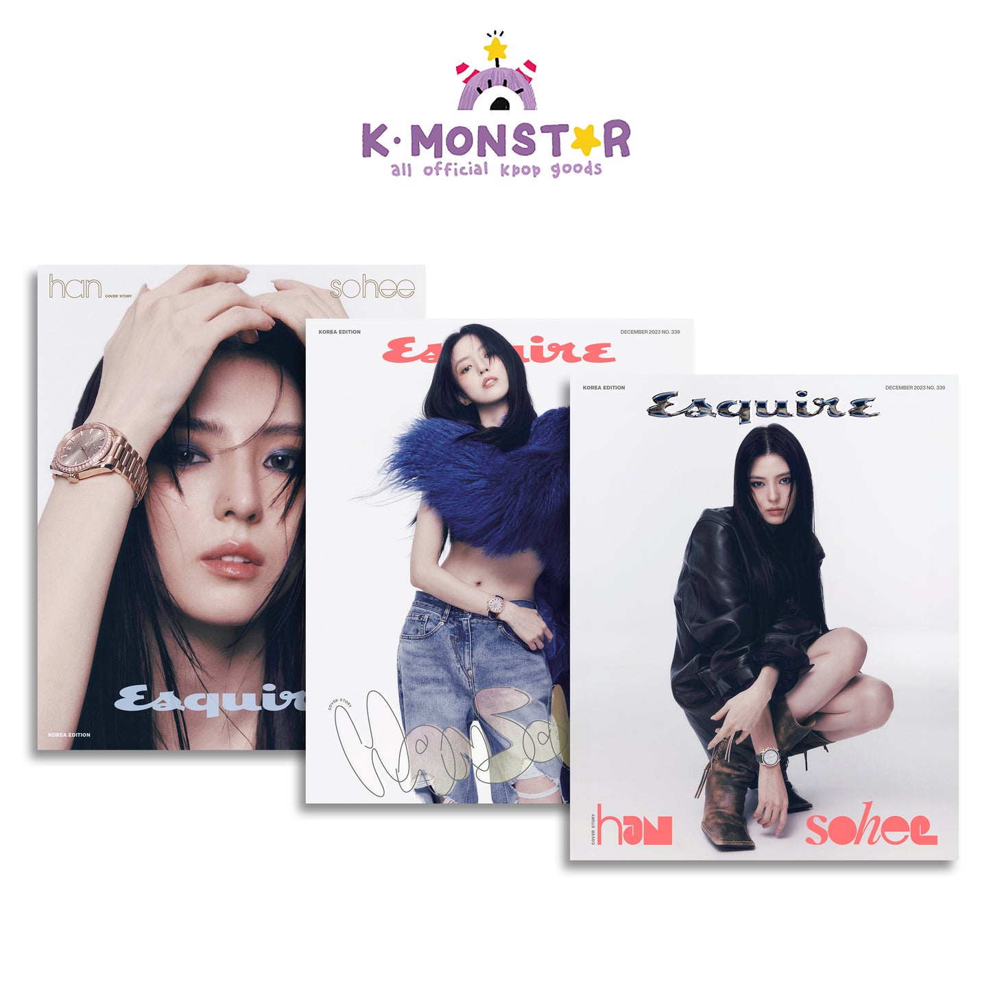 Esquire | 2023 DEC. | HAN SOHEE COVER RANDOM