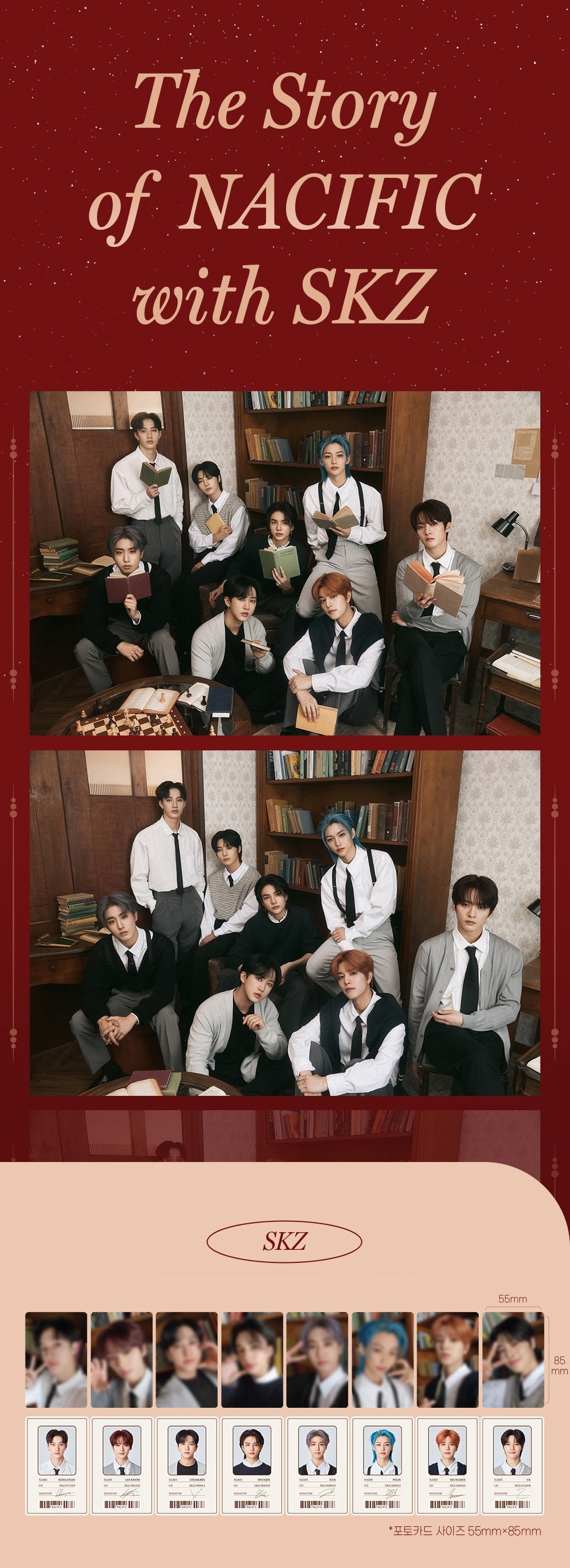 NACIFIC X Stray Kids | 2ND PHOTOCARD SET