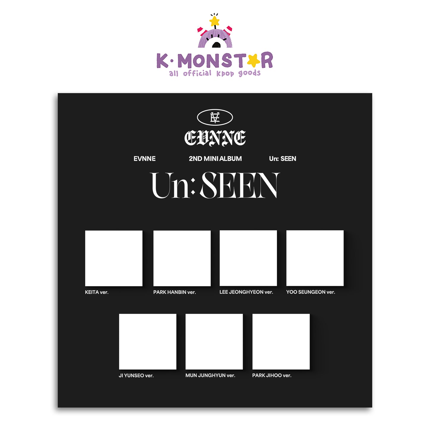 EVNNE | 2ND MINI ALBUM |Un: SEEN (Digipack VER.)