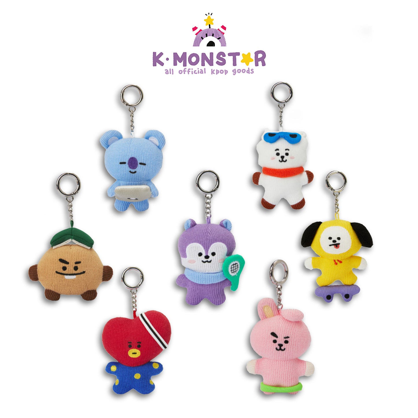 BT21 | KNIT KEYRING