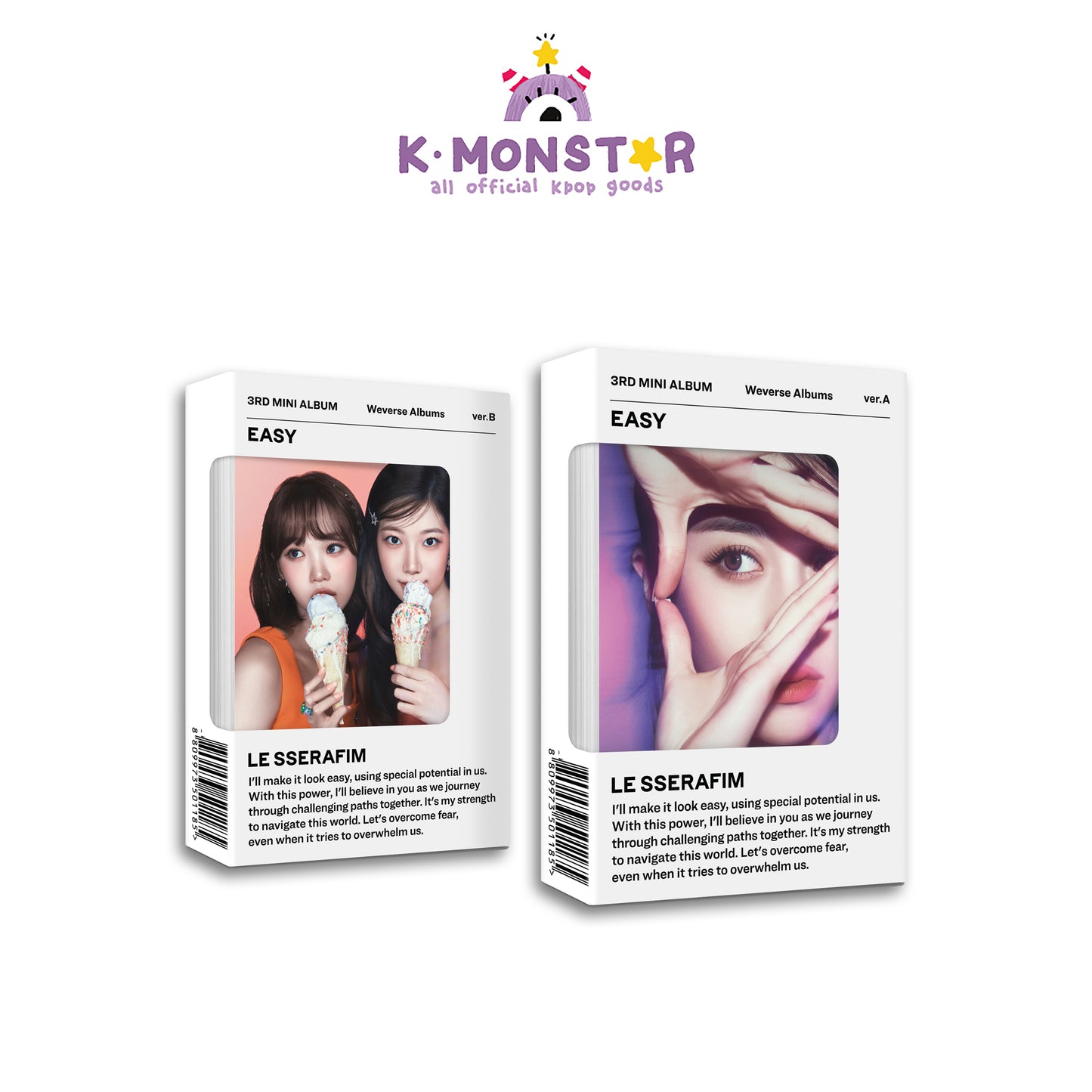LE SSERAFIM | 3rd Mini Album | EASY (Weverse Album Ver.)