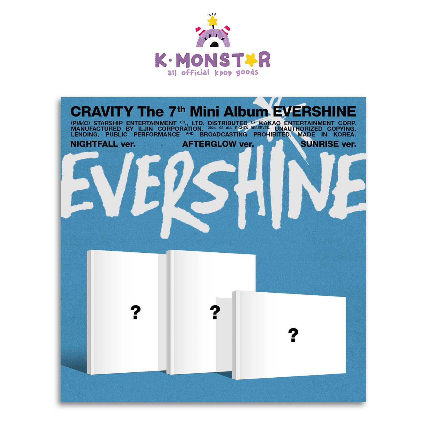 CRAVITY | 7th Mini Album | EVERSHINE (STANDARD Ver.)