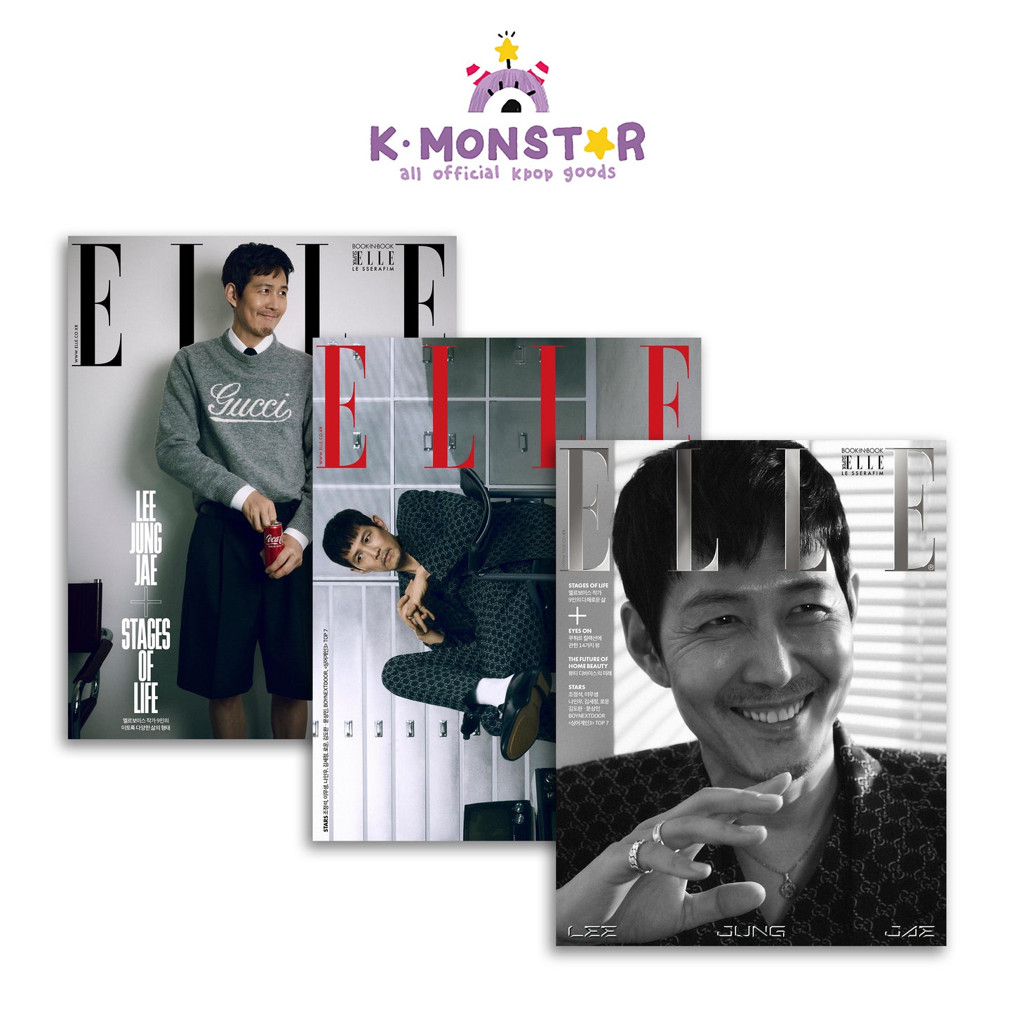 ELLE | 2024 MAR. | LEE JUNG JAE COVER RANDOM
