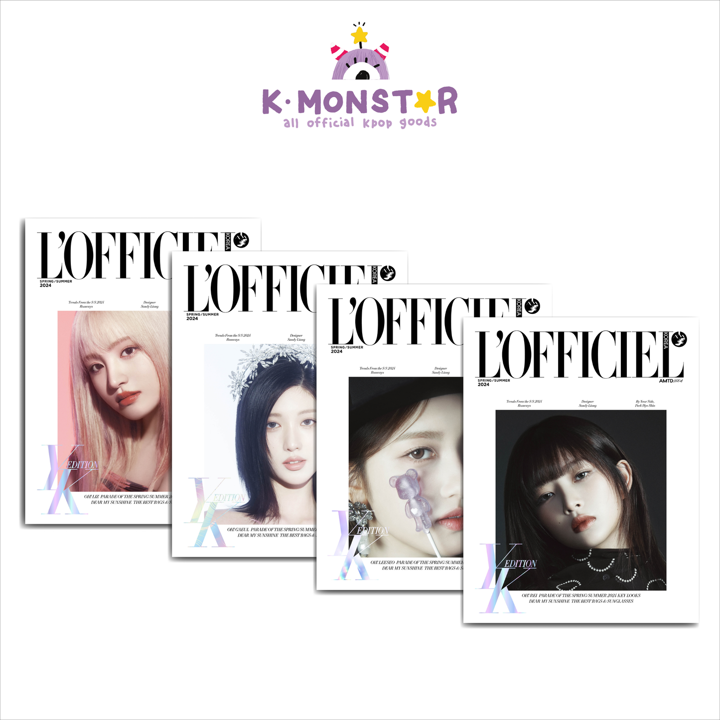 L'OFFICIEL | 2024 SS | IVE REI & LEESEO & LIZ & GAEUL COVER