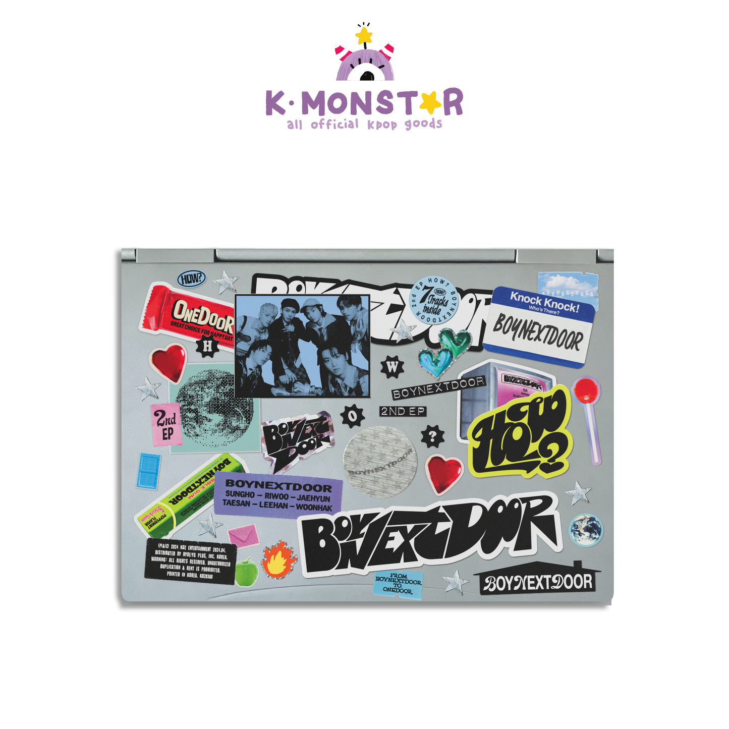 BOYNEXTDOOR | 2ND EP ALBUM | HOW?(Sticker ver.)