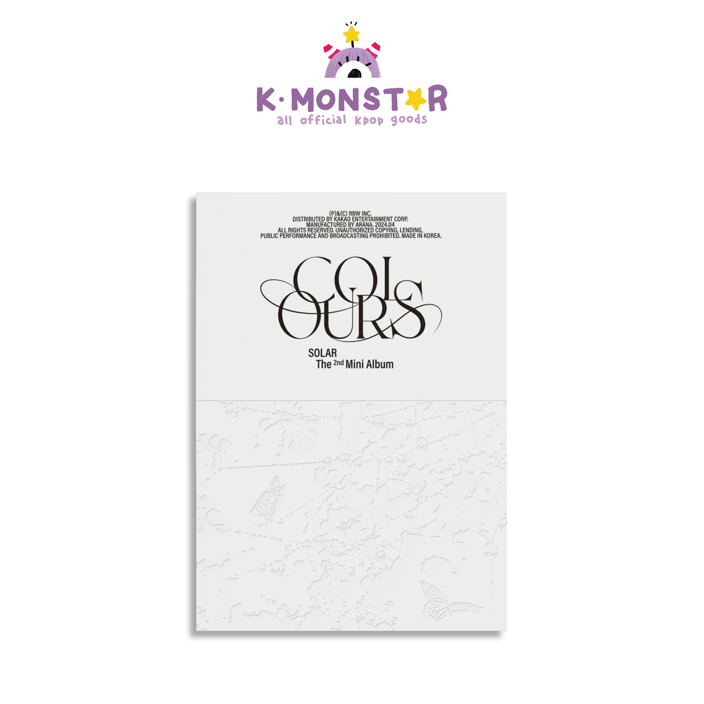 SOLAR | 2nd Mini Album | COLOURS (Palette Ver.)