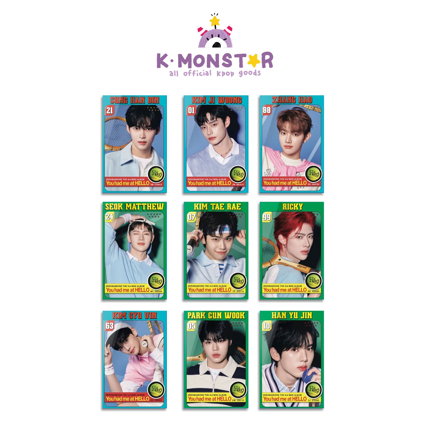 ZEROBASEONE | 3rd Mini Album | You had me at HELLO (ZEROSE ver.)-POCAALBUM