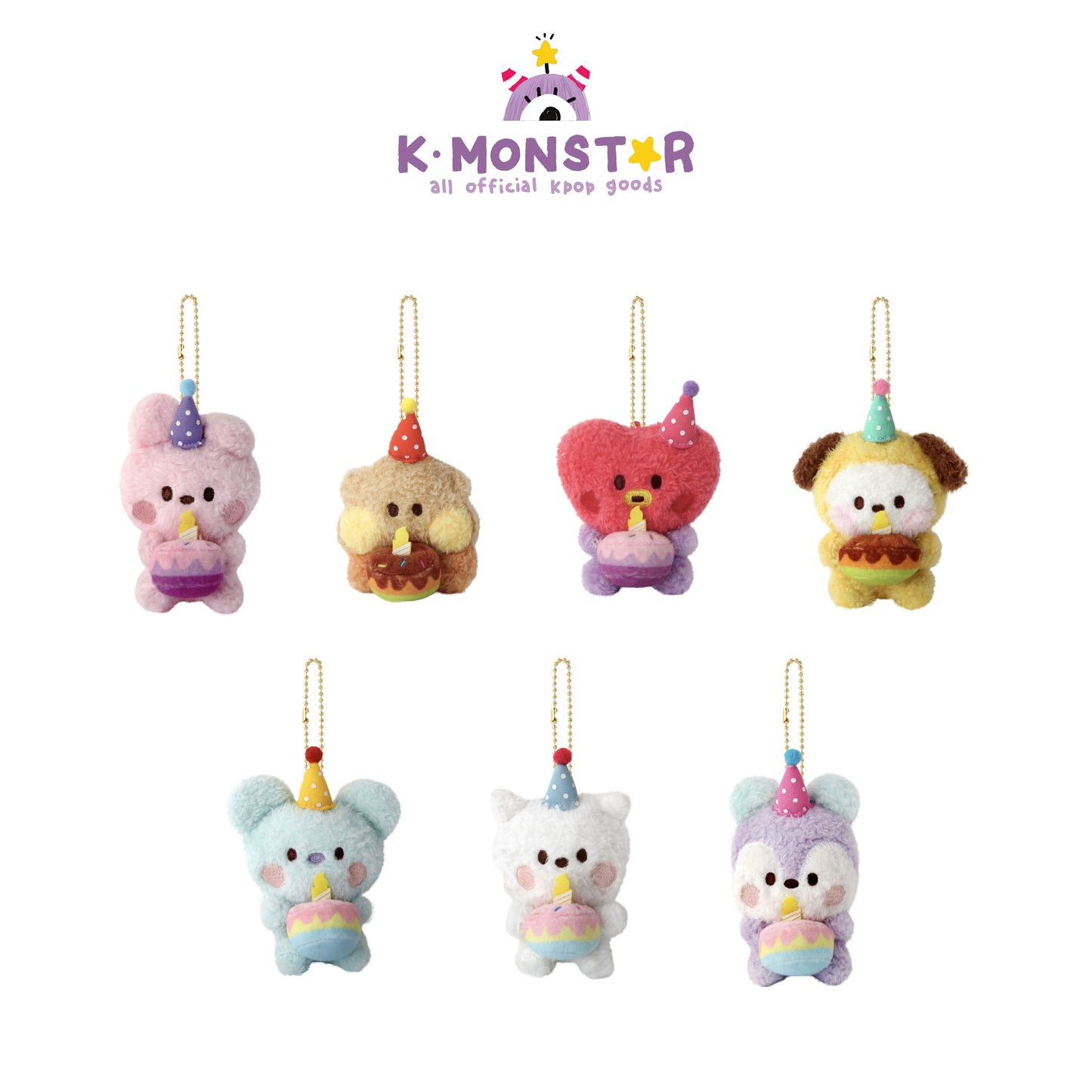 BT21 | HAPPYTIME | DOLL KEYRING