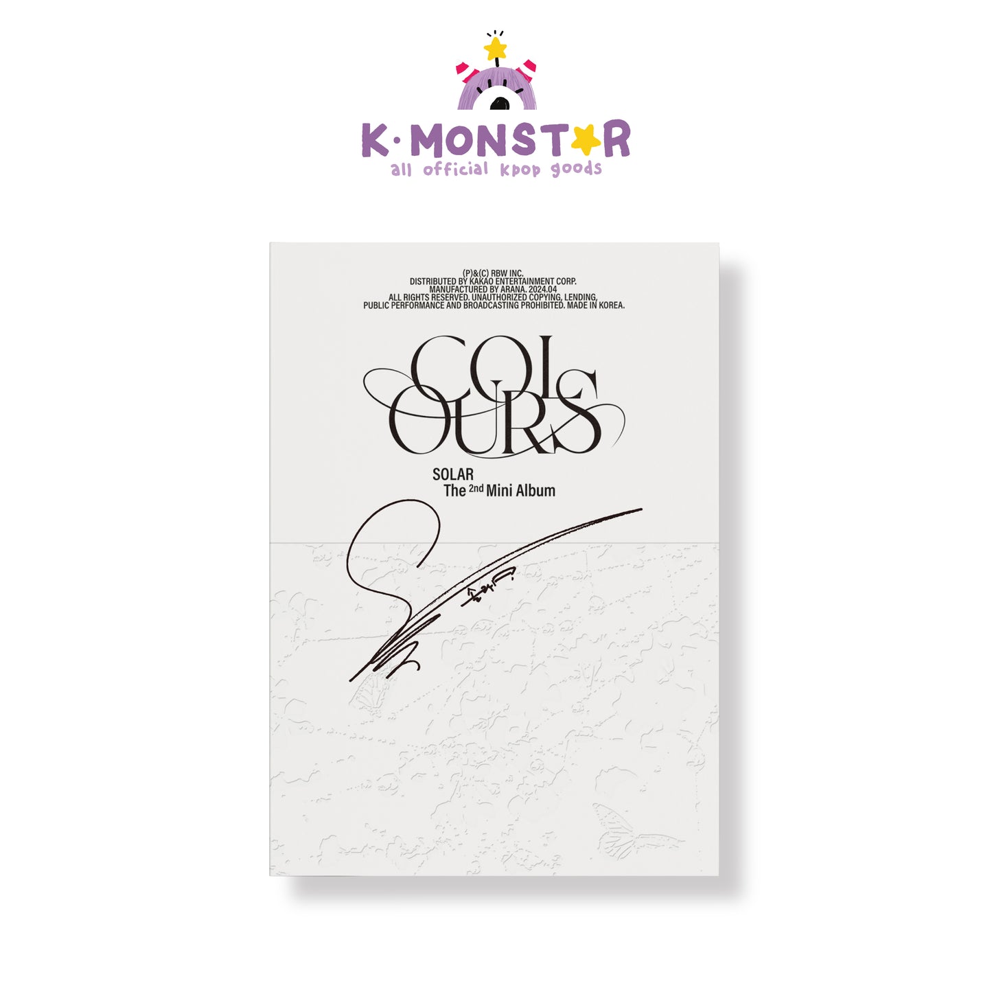 MAMAMOO | SOLAR - 2ND CONCERT | COLOURS OFFICIAL MD - SIGNED ALBUM