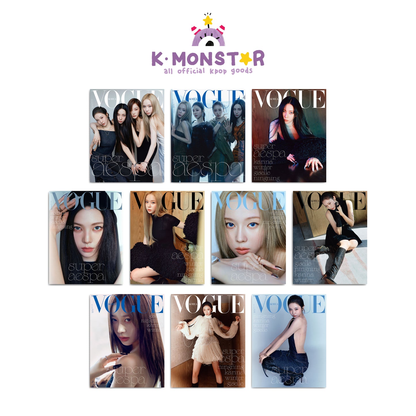 VOGUE | 2024 SEP. | aespa KARINA WINTER GISELLE NINGNING COVER