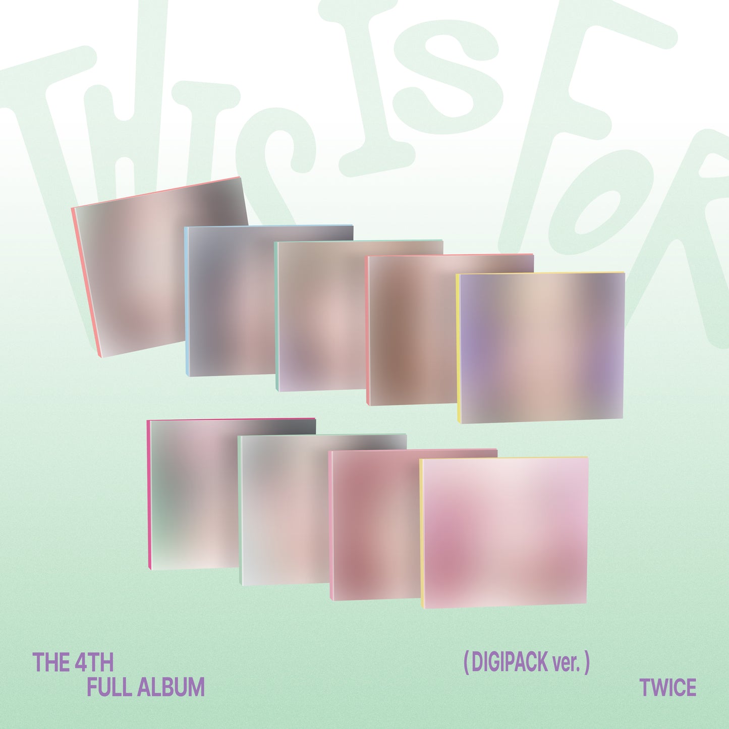 TWICE | 4TH FULL ALBUM | THIS IS FOR (DIGIPACK Ver.)