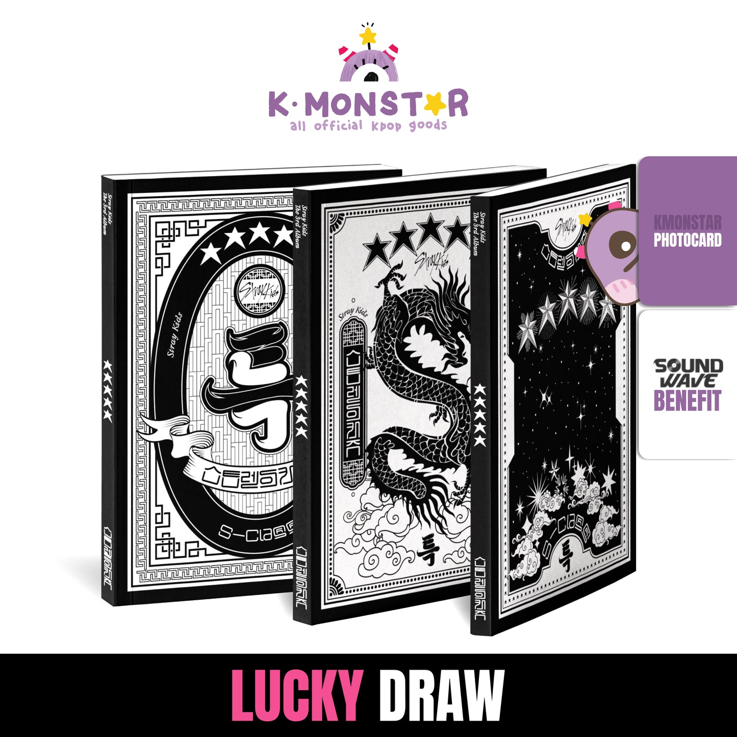 Stray Kids | 3RD FULL ALBUM | ★★★★★ (5-STAR) (STANDARD VER.) - SoundWAVE LUCKY DRAW/GIVEAWAY