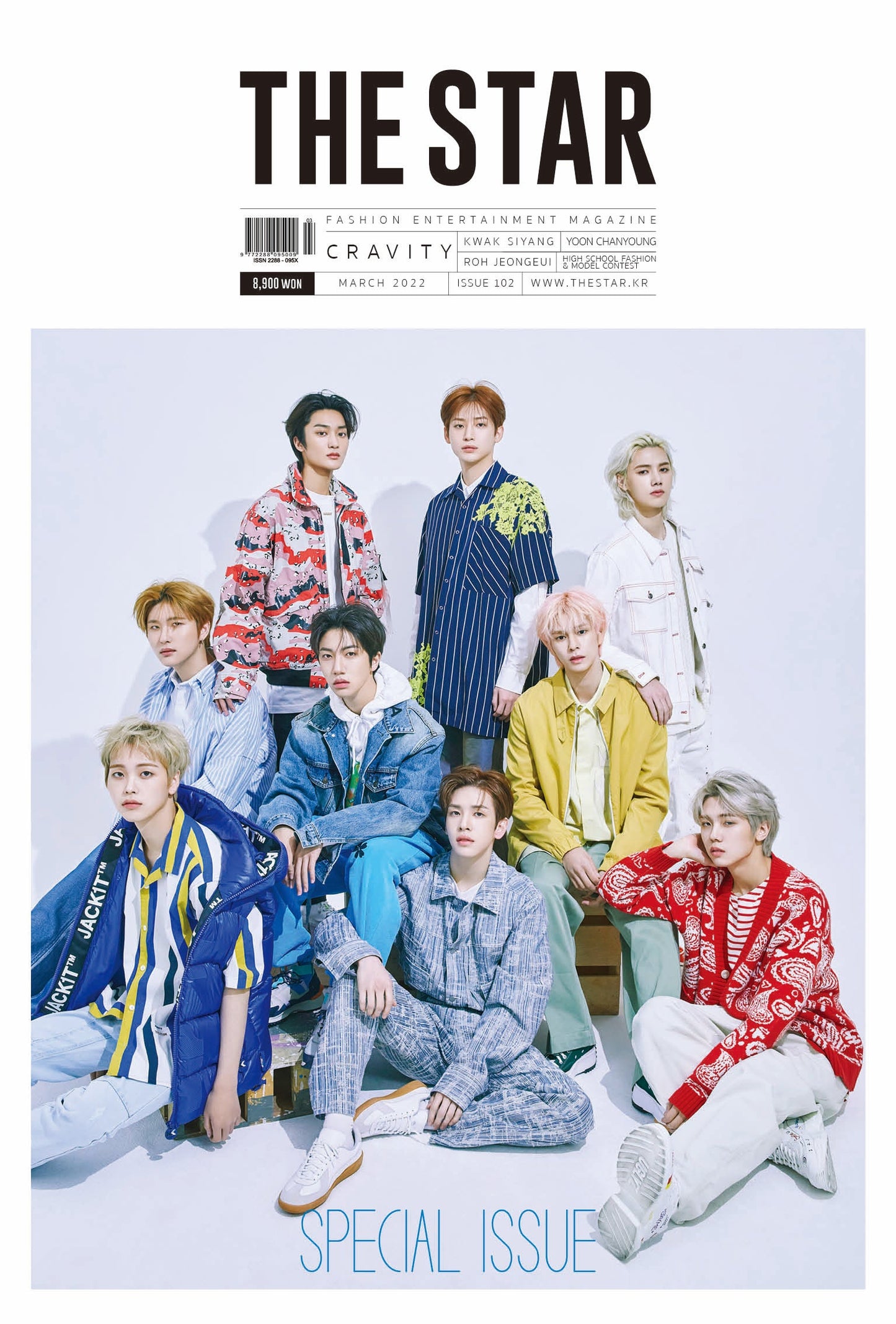 THE STAR | 2022 MAR. | CRAVITY COVER