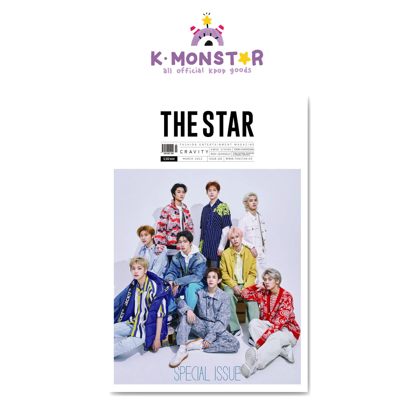 THE STAR | 2022 MAR. | CRAVITY COVER