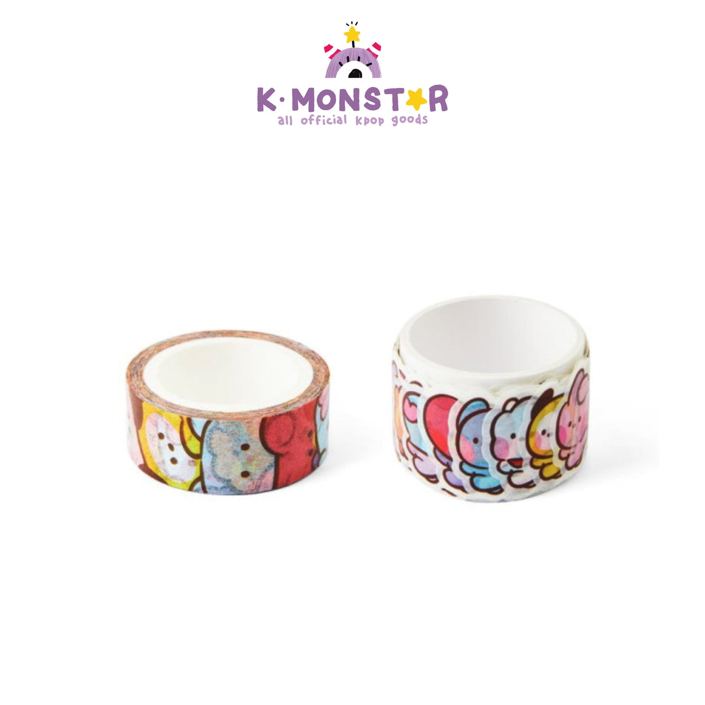 BT21 | minini | MASKING TAPE SET