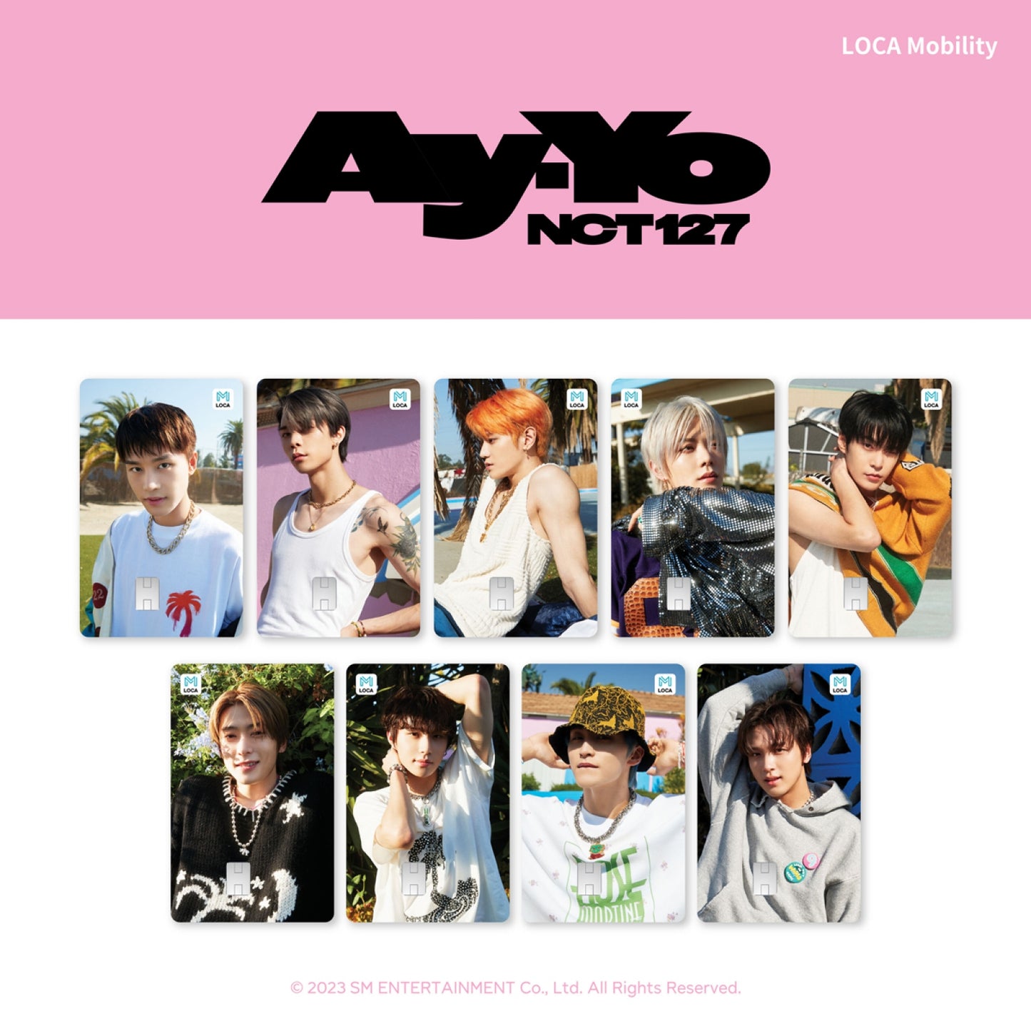 NCT 127 | LOCAMOBILITY CARD - Ay-Yo