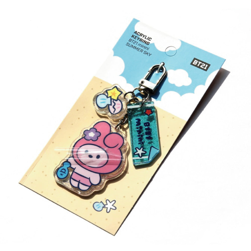 BT21 | minini | SUMMER SKY - ACRYLIC KEYRING