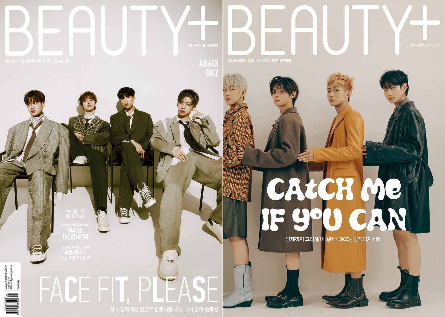 KECANTIKAN+ | November 2022 | COVER AB6IX, COVER BELAKANG DKZ