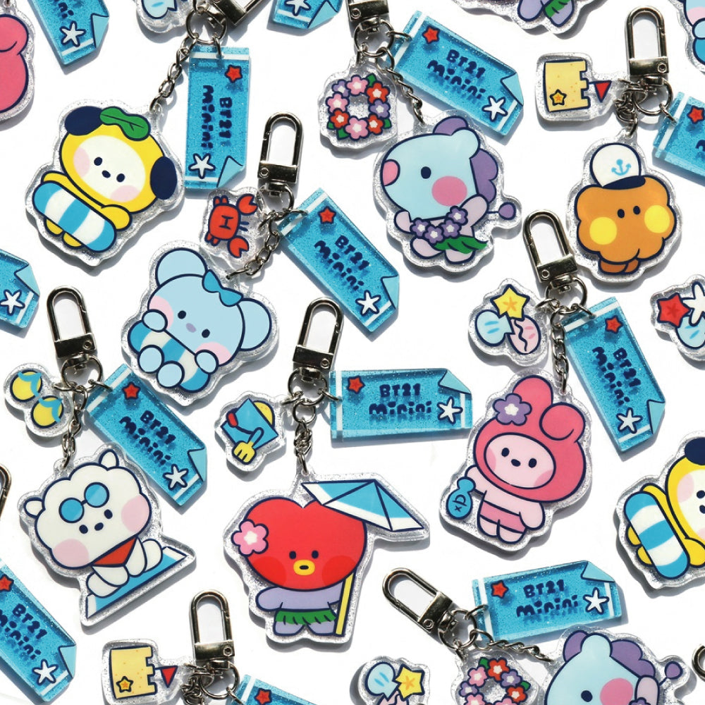 BT21 | minini | SUMMER SKY - ACRYLIC KEYRING