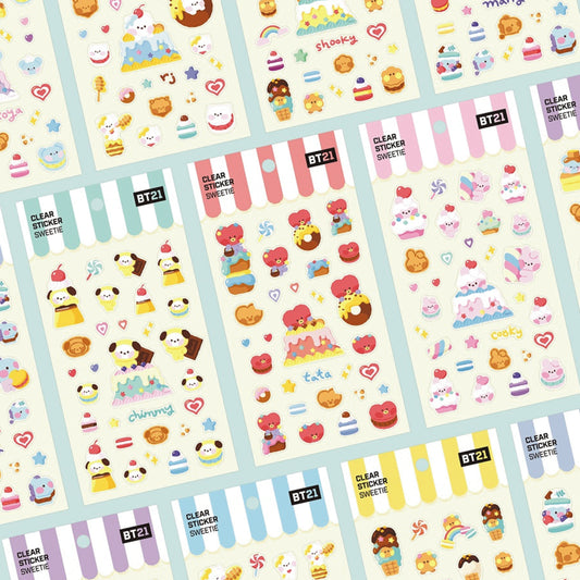 BT21 | minini | SWEETIE - CLEAR STICKER