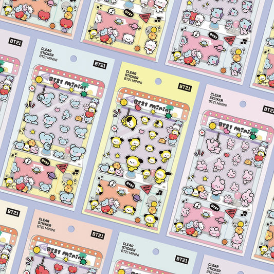 BT21 | minini | CLEAR STICKER