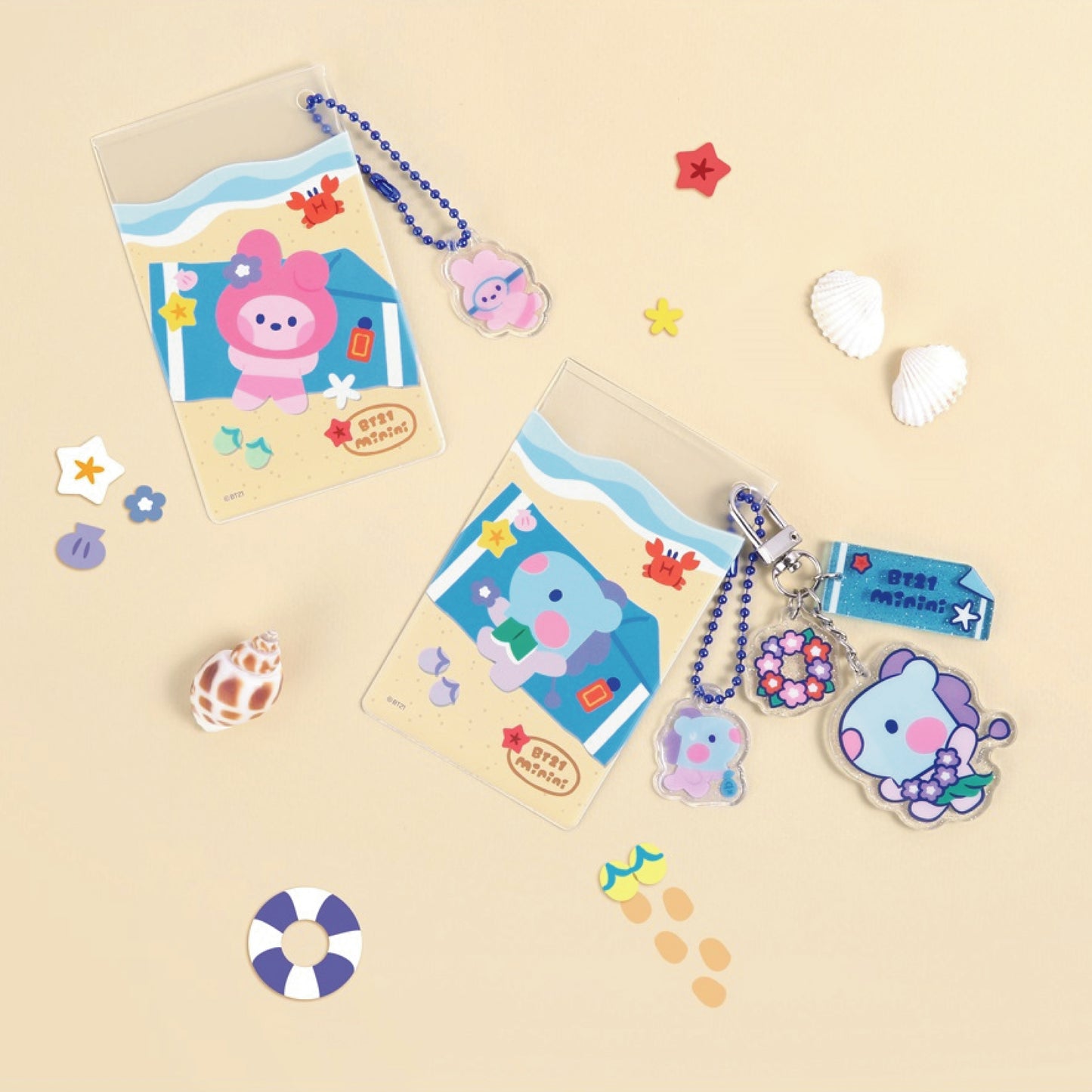 BT21 | minini | SUMMER SKY - CARD POCKET