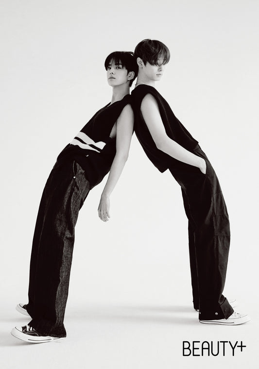 KECANTIKAN+ | Desember 2022. | SAMPUL THE BOYZ JU-YEON & YOUNGHOON