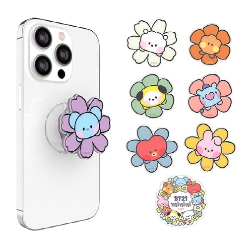 BT21 | minini | Happy Flower - EPOXY SMART TOK