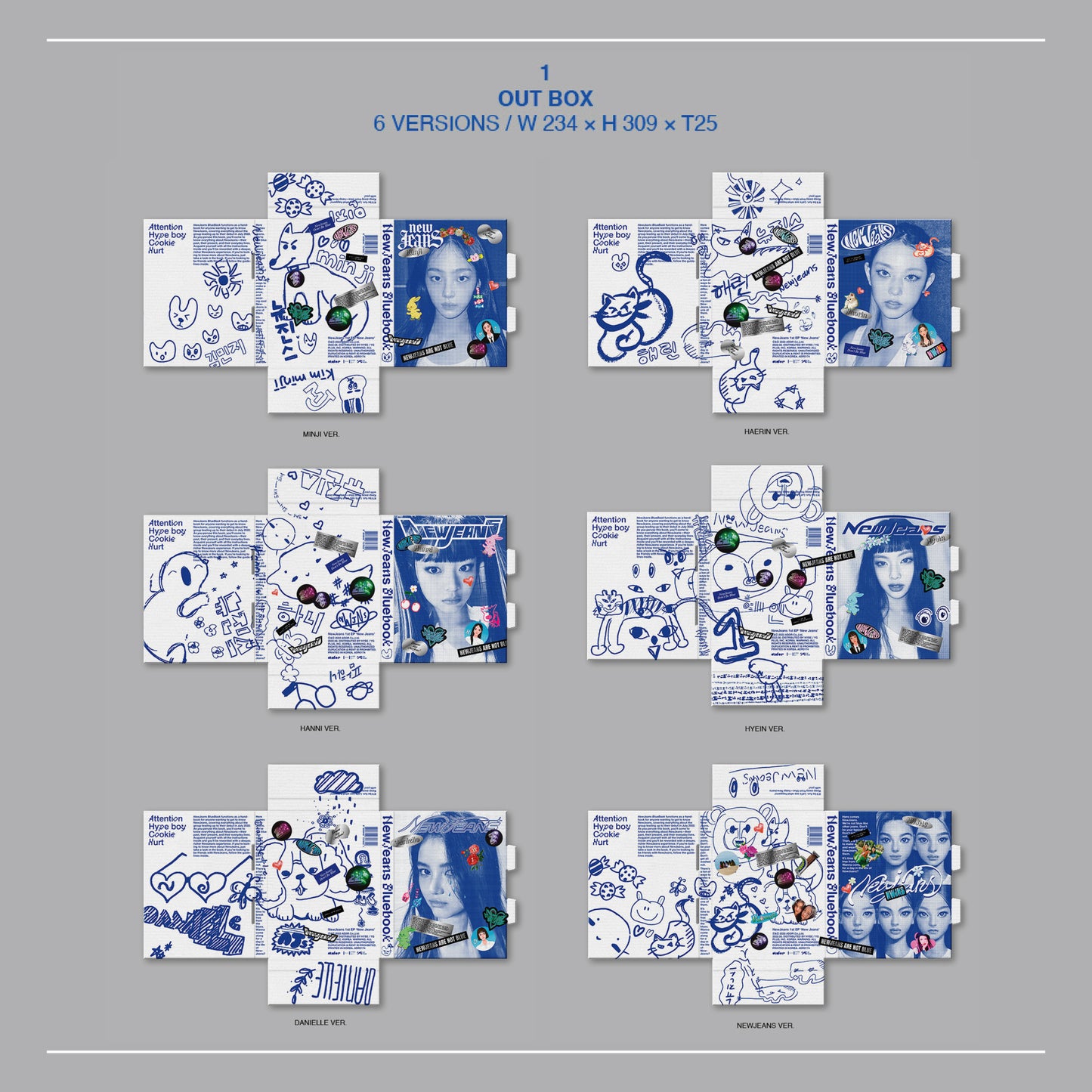 NewJeans | 1st EP ALBUM | New Jeans - BLUEBOOK ver.