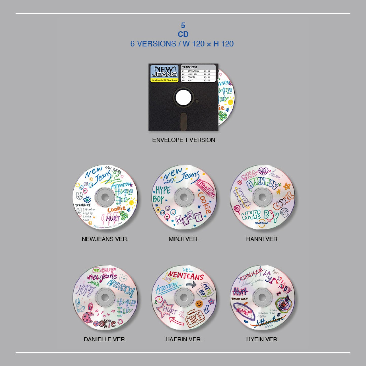 NewJeans | 1st EP ALBUM | New Jeans - BLUEBOOK ver.