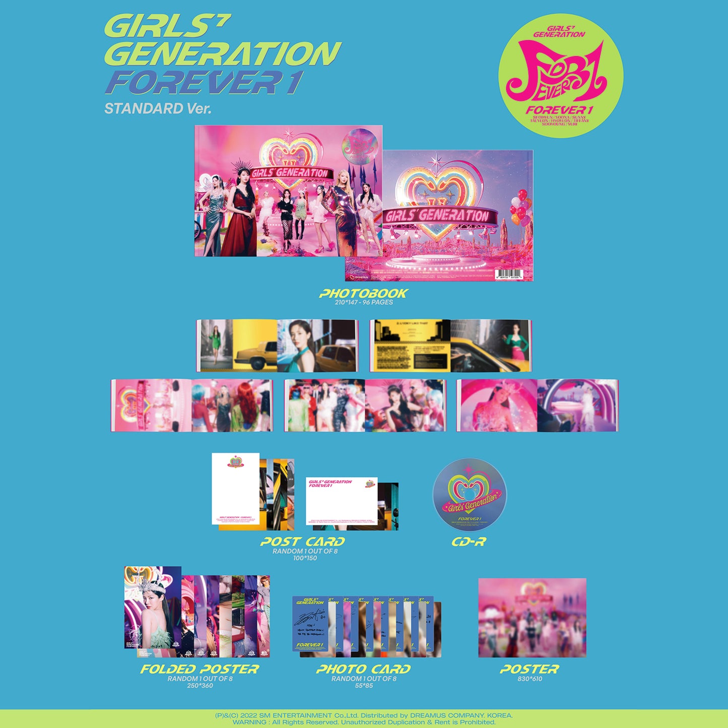 GIRLS' GENERATION | 7th ALBUM | FOREVER 1 - STANDARD ver.