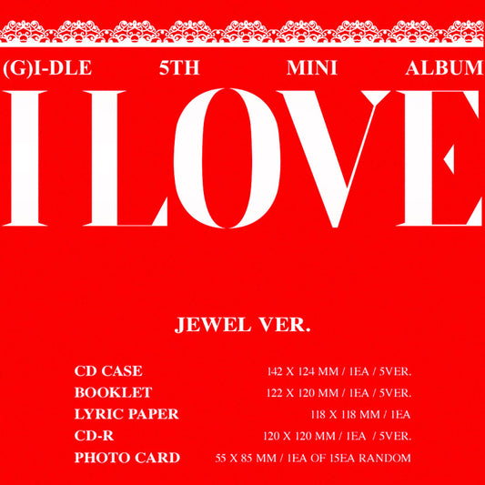 (G)I-DLE - I LOVE Jewel Case ver. | K-MONSTAR