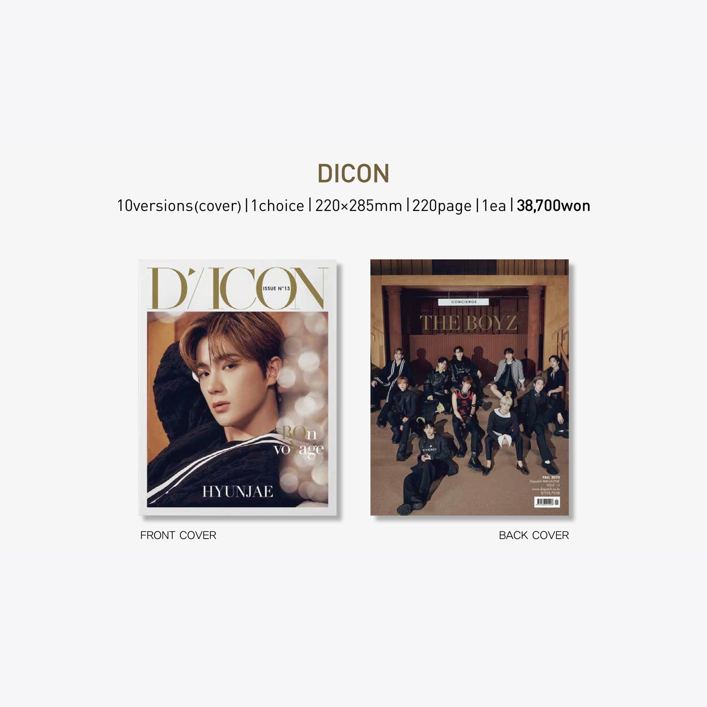 THE BOYZ | DICON ISSUE N13 | BOn voYage