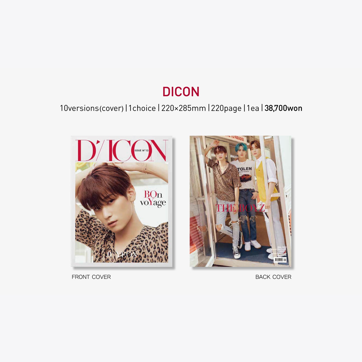 THE BOYZ | DICON ISSUE N13 | BOn voYage