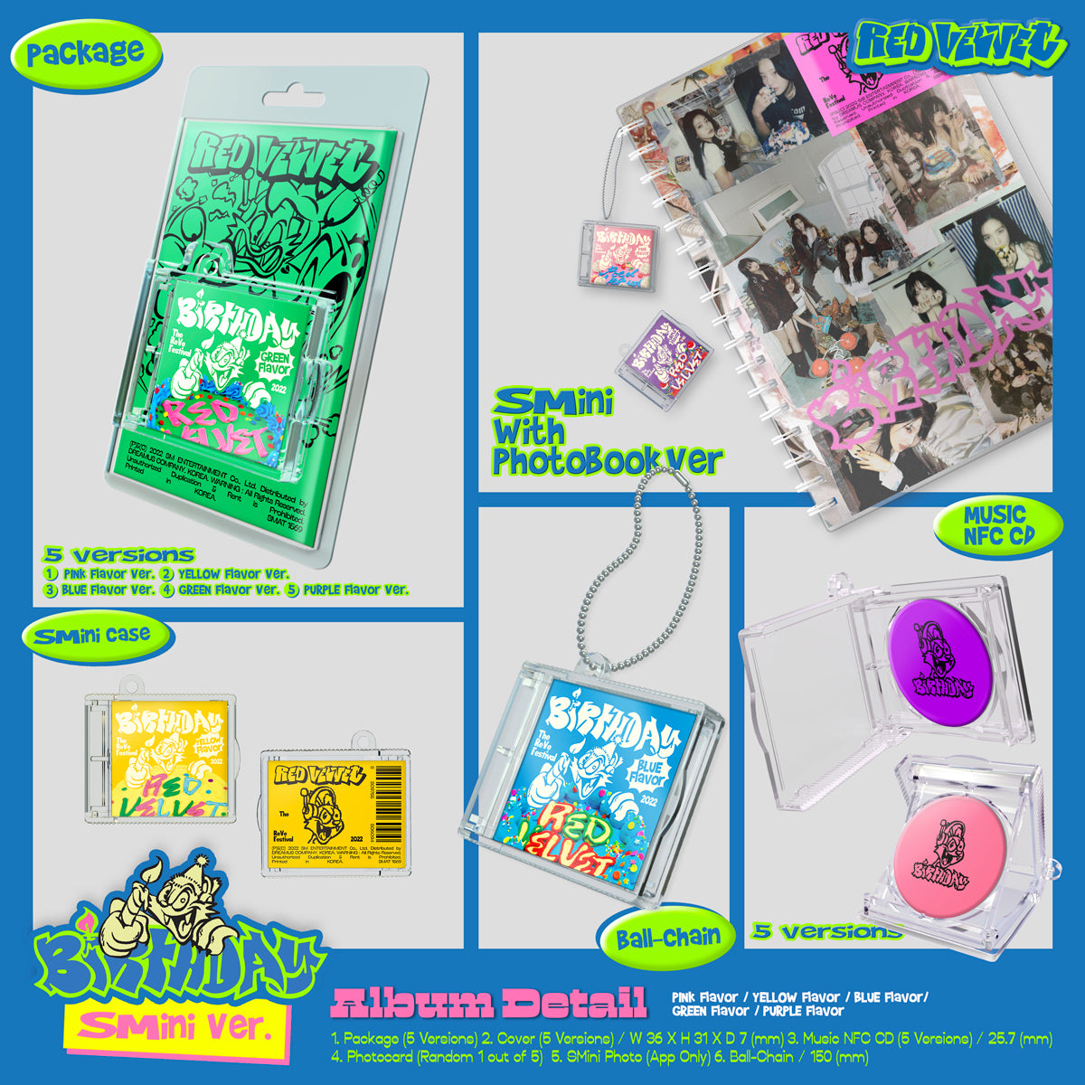 Red Velvet | MINI ALBUM | The ReVe Festival 2022 - Birthday (SMini Ver.)
