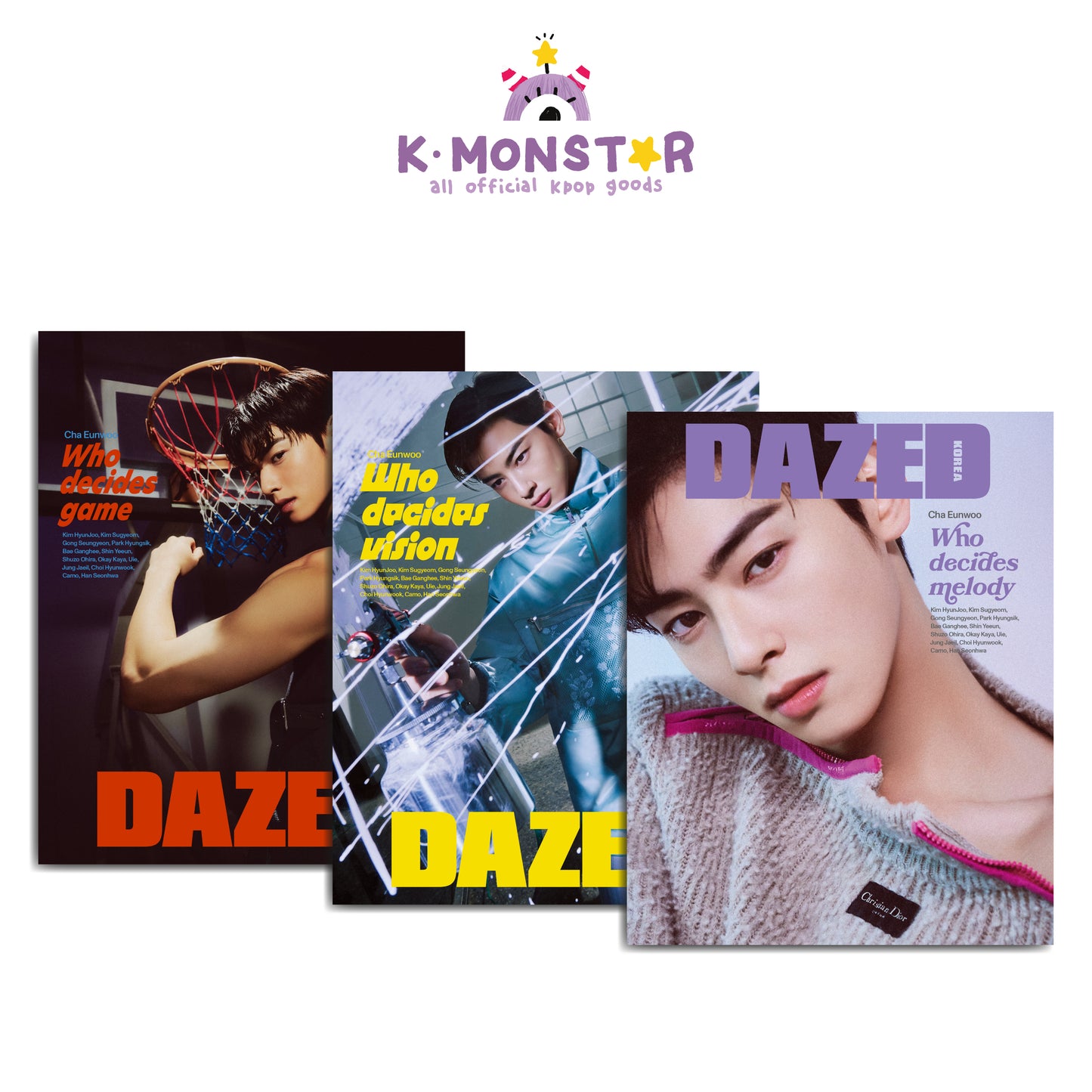 DAZED | 2023 MAR. | ASTRO CHA EUN WOO COVER