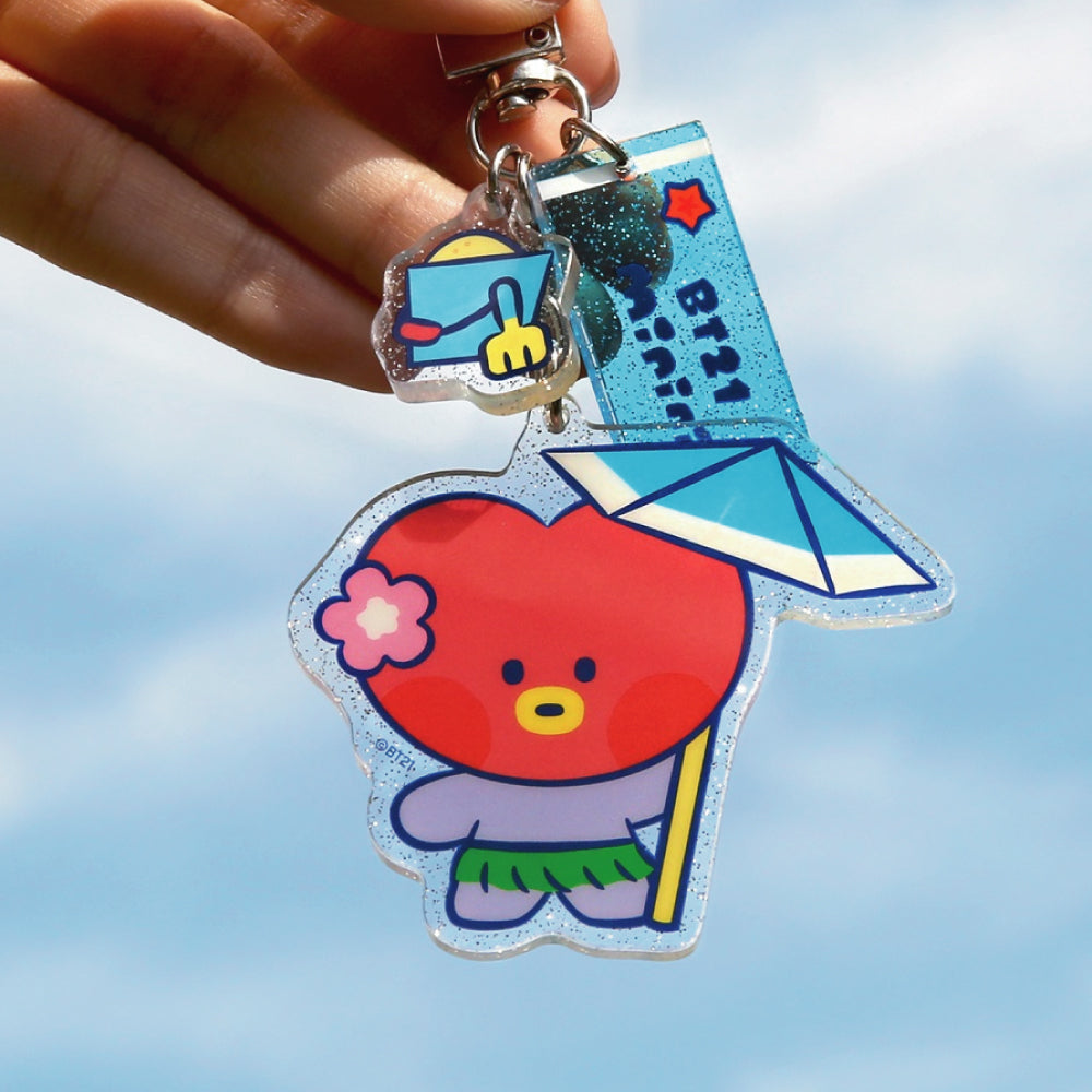 BT21 | minini | SUMMER SKY - ACRYLIC KEYRING