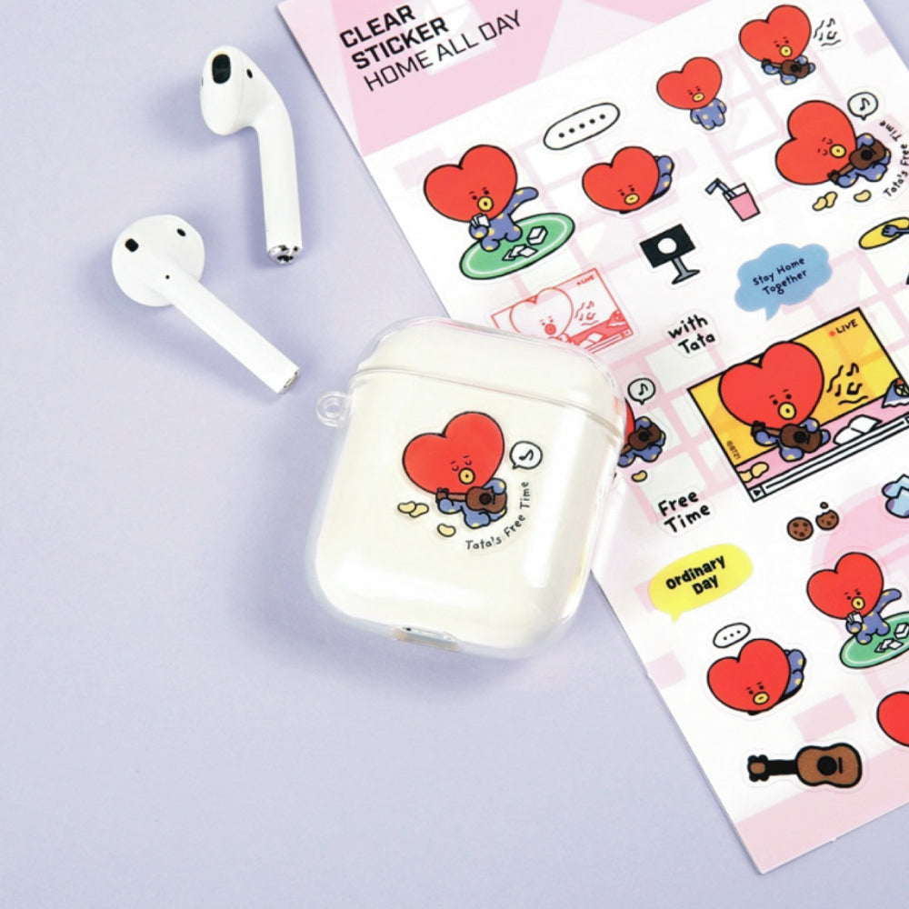 BT21 | HOME ALL DAY - CLEAR STICKER